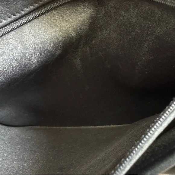 Vintage Coach Black Hippie Flap Saddle Crossbody Bag 9134 - Picture 10 of 13